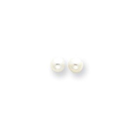 14k 5mm Cultured Pearl Earrings - SE136