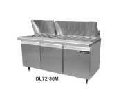 Continental Designer DL72-30M-DMighty Top Sandwich Unit 72in
