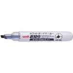 uni ボードマーカーPWB-120-5K 黒 中字角芯 PWB1205K.24