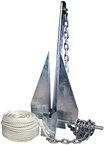 Tie Down Engineering Danforth Anchor Kit For 13S Hot Dipped Galvanized Coating For Long Lasting