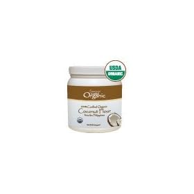 100% Certified Organic Coconut Flour 1 lb (454 grams) Pwdr