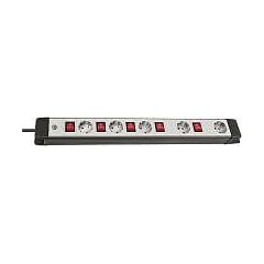 Brennenstuhl Premium Line (5-fach, 3,0m) schwarz/grau