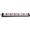 Brennenstuhl Premium Line (5-fach, 3,0m) schwarz/grau