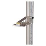 Health o Meter PORTROD, Professional Wall Mounted Height Rod, Silver