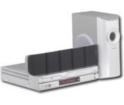 INSIGNIA/LG 300W DVD/VCR HOME THEATER SYSTEM WITH TV TUNER
