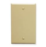 Flush Wall Plate Blank IVORY-ICC-IC630EB0IV
