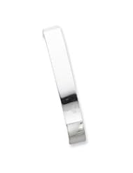 Sterling Silver Cuff Bangle Bracelet 9.75mm QB179"