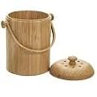 RSVP International PAIL-BOO Bamboo Compost Pail 3.25-qt.
