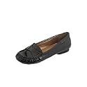 Me Too 'Nexi' Brown Patent Sheep Nappa Moccasins 9M