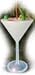 Martini Hummingbird Feeder