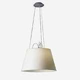 Artemide Tolomeo Mega Sospensione Pergament, Schirm ø52cm