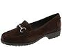 AK Anne Klein Ladore | Women's Slip-on Dress Shoes Dark Brown Suede