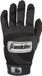 Franklin Sports Youth Series Batting Gloves - Black/Black - Medium