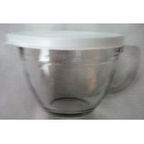 classic batter bowl 2 quart with white lid by the pampered chef products