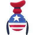 Goofy Americana Antenna Ball Topper