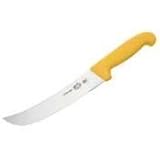 Victorinox Cutlery 10 inch Curved Cimeter Knife, Yellow Fibrox Handle