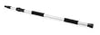 Tough Guy 2ZPA3 Flow Thru Handle, Silver With Black Grip