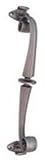 18'' Cast Brass Door Pull Scroll Style (US3 Polished Brass)