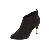 daniblack Trotter | Ladies Dress Pull-on Boots Espresso Kid Suede by daniblack