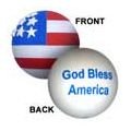 American Flag God Bless America Antenna Ball Topper