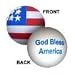 American Flag God Bless America Antenna Ball Topper