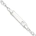 Sterling Silver Heart Baby ID Bracelet