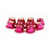 RACERS EDGE 3MM FLANGE LOCK NUT PURPLE (4) - RCE10255P by Racers Edge