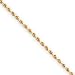 10k 1.75mm Diamond-Cut Rope Chain - 22 Inch