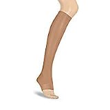 Jobst Women's Ultra Sheer Moderate Support Open Toe Knee Highs, Pair