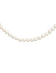 Sterling Silver 10-11mm White Freshwater Cultured Pearl Necklace