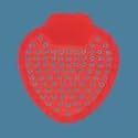 FPI12DSCF Deodorant Urinal Screens, Cherry Fragrance, 12 Per Box