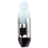 (Pack of 2) 120 Volt T2 Shape Tel Slide No.5 Base Miniature LED Light Bulb Color White