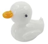 Figurines-Miniature Glass Animal Figurines-duckIMAGE