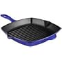Le Creuset Cast Iron Round Grillit, Graded Blue, 26 cm