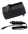 Charger Kit For Sony NP-33 NP-55 NP-66 NP-67 NP-68 NP-77 NP-78 NP-98 NP-C65/Samsung VP-A20(Home/Wall/Travel & Car Charger) for camcorder