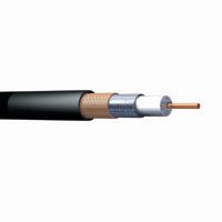 RG6U satellite cable, 1/1.0mm, 64/0.12mm, 6.5mm�, Black, 250m