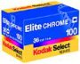 Kodak ELITE Chrome 100 Speed 36 Exposure 35mm Slide Film