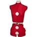 Singer DF150 Adjustable Dress Form, Red, Small