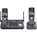 Panasonic KX-TG6702B 2-Line 5.8 GHz FHSS GigaRange Expandable Cordless Phone System with 2 Handsets