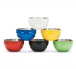 Vollrath 46591-55 - 3.4-qt-Round Beehive Bowl, Double Wall Insulated, Fire Engine Red