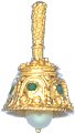 Bell, 14K Gold Charm