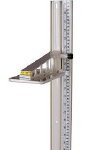 Health o meter Wall-Mounted Height Rod, 24 - 83 inches, ABS Plastic w/ Bubble Level