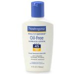 Neutrogena Healthy Defense Oil-Free Sunblock Lotion, SPF 45, 4 Ounce (Pack of 2)