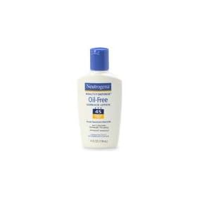 Neutrogena Healthy Defense Oil-Free Sunblock Lotion, SPF 45, 4  Fluid Ounce