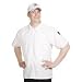 San Jamar P020BK Chef Revival 24/7 Poly Cotton Blend Elastic Waistband Chef Pant with Drawstring, 7X-Large, Black