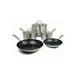 Click here to buy Simply Calphalon Stainless 8-Piece Cookware Set by Calphalon.