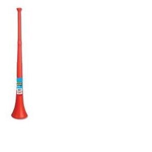 World Cup Vuvuzela Stadium Horn , 29 Inch Collapsible Noise Maker - Red