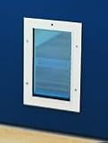 Staywell White Aluminum Dog Door, Small