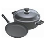Scanpan Classic Ceramic Titanium 3-Piece Fry Pan and Dutch Oven Starter Set