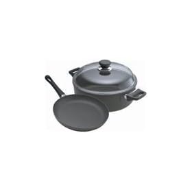 Scanpan Classic Ceramic Titanium 3-Piece Fry Pan and Dutch Oven Starter Set